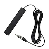 Reciba antena de radio de señal de coche, rango de frecuencia 80-120MHZ, fabricación profesional, con amplificador incorporado para aumentar la intensidad de la señal, salida estable y alta