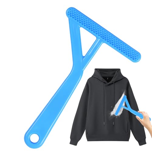 Removedor de pelo, cepillo para pelusas, rascador de alfombras de 4.33 pulgadas, diseño de doble cara, agarre ergonómico para depilación de mascotas, limpieza de sofá, cuidado de ropa, mantenimiento