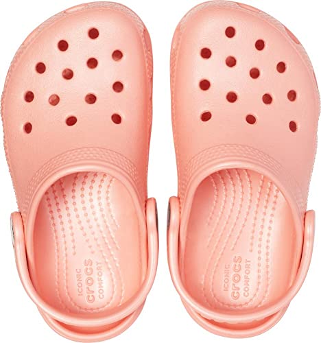 Image of crocs Unisex-Child Classic Clog K Melon 5 Kids UK (C5) (204536-737)
