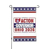 12x18 inches Amy Acton for Governor 2026 Garden Flags for Outside Support Amy Acton Yard Signs Double Sided Lawn Porch Banner Decor