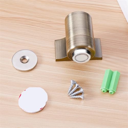 Butée de porte en alliage de zinc robuste finition bronze authentique - 2