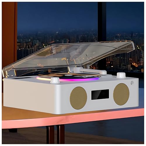Lecteur CD Bluetooth portable, idée cadeau avec lumière colorée - 2