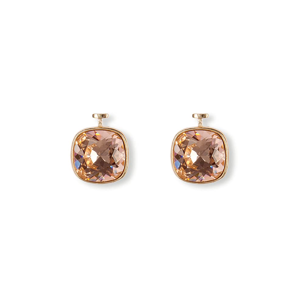 HEIDE HEINZENDORFF Pendenti In Cristallo Levigato Morganite – Gocce Per Orecchini Intercambiabili, 9x38 Mm, Scegli Argento O Oro, Conf. 2 Pezzi - 3