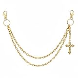 Punk-Lagen-Hosenkette Hose Kette Jean Brieftasche Kette silberne...