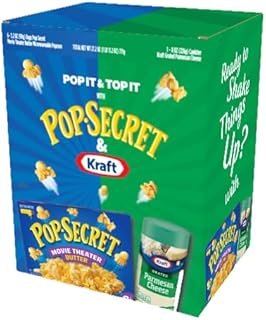 Movie Theater Butter and Kraft Parmesan Cheese (Variety Pack)