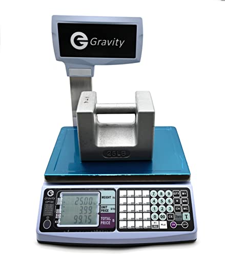 Báscula Comercial Scale-Shop CPTH-60 60 lb con Display