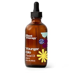 Plant Therapy Younger Glo Carrier Oil Blend 4 oz Base Oil for Aromatherapy, Essential Oil or Massage use