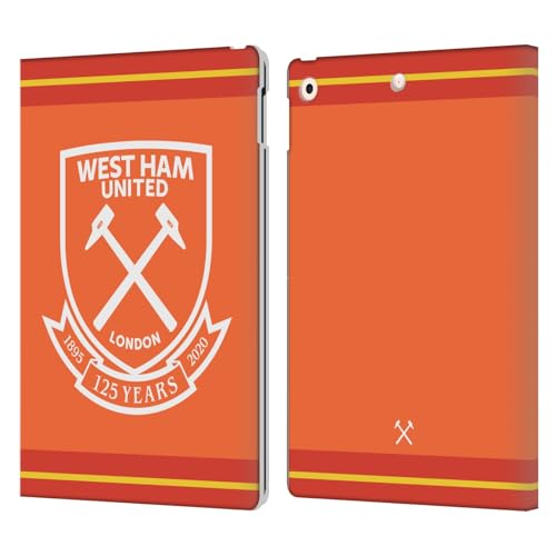 Coque West Ham United FC iPad 10.2 étui cuir avec rangements cartes