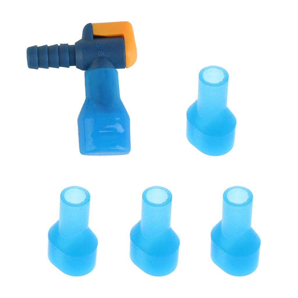 HEAVENGLOW Water Bag Right Angle Suction Nozzle with Switch + 4Pcs Bite Valve | Hydration Packs | Hiking Backpacks | Camping & Hiking | Outdoor Sports-image-49