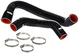 Mishimoto MMHOSE-WR6-97BK Silicone Water Hose Kit Fits Jeep Wrangler 6Cyl 1997-2006 Black