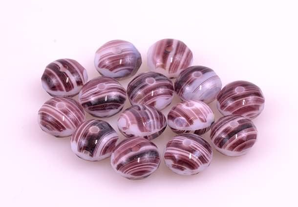 150pcs Fire Polished Faceted Beads Rondelle 9 mm, color: 25000, Bohemia Crystal Glass, Czechia 15135001