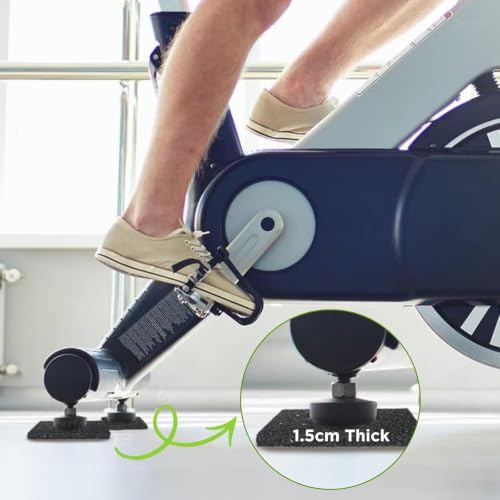 Image of Zerfa 4 Pcs Pack Anti-Vibration Soft Rubber Washer Mat, Shock Absorbing Washer Pads, Non-Skid Protector Mat for Washing Machine Dryer Treadmill Compressor Furniture