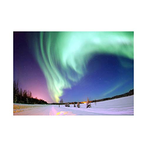 Impresión de arte de aurora boreal para decorar tu salón o dormitorio con skyscape