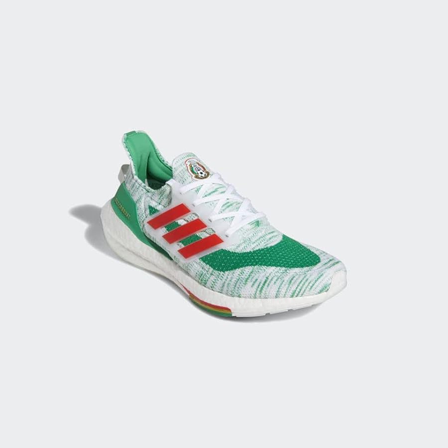 Amazon.com | adidas Ultraboost 21 Shoes Men's, White, Size 10.5 | Road  Running