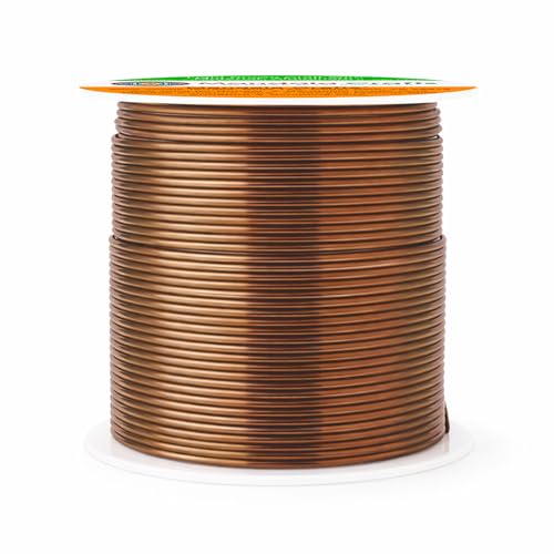 Image of Mandala Crafts 22 Gauge Anodized Aluminum Craft Wire for Jewelry Making - 100 FT Colored Flexible Light Brown Wire - Bendable for Bonsai Armature Crafting Sculpting