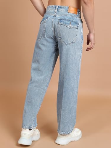 Image of Highlander Men's Loose Fit Jeans | Wide Leg | Mid Rise | Cotton | Jeans for Man