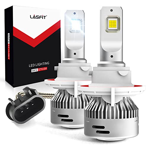 Lasfit H13 9008 Led Bulbs Super Bright 60W 6000K White Led Light Halogen Replacement, Pack Of 2 #TOP4