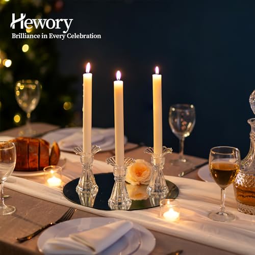 Miniatura 4 de Hewory Atrapa Gotas Para Velas De Cristal Antigoteo: 12 Piezas De Cristal Antigoteo Vintage Para Velas De Pilar Portavelas 2,3 Cm