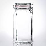 Klassisches Design & Hochwertiges Material Sie erhalten ein Set aus 12x Einmachglas bzw. Drahtbügelglas à 1550ml Füllvolumen. Das Einmachglas mit einen verzinkten Bügelverschluss und roten Dichtungsring aus Kautschuk ohne Weichmacher zum Verschließen. Aufgrund des hochwertigen und in Deutschland gefertigten Materials (Klarglas) sind die Einmachgläser zum Einkochen von z. B. Früchten, Chutneys, Suppen oder zum Konservieren geeignet.