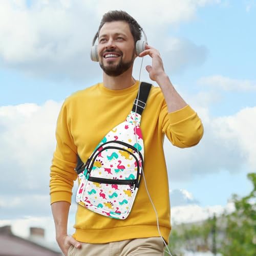 Bolsa impermeable para el pecho que protege tus cosas con un diseño de perro 3