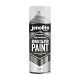 JENOLITE Pintura para pinza de freno | PLATA | Restaurar y transformar pinzas de freno de automóviles | 400ml