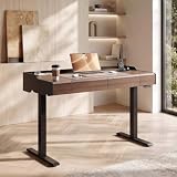 ModernMate Electric Standing Desk with Drawers, Hidden Cable Management