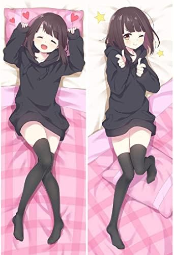 Re Zero Rem Starting Life in Another World Anime Body Pillowcase Girl Big Pillow Cover Decorative Pillow Cover 60 x 20inch Peach Skin