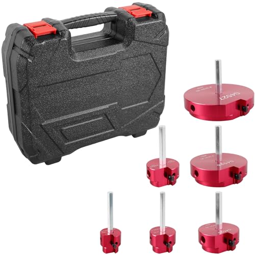 LQLONG 6 piezas Kit de aletero de ajuste de tuberías de plástico PPR75/PPR100/PPR150/PPR200/PPR300/PPR400 Herramentadora de tubería PVC de aleación con llave de llave hexagonable Aparador de ajuste PV