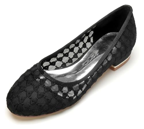 Hanfike Girls Womens Wedding Dress Flats Breathable Summer Party Evening Shoes JY288