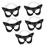 FOMIYES 5 Máscaras De Ojos Negras Máscara De Fiesta Máscara De Graduación