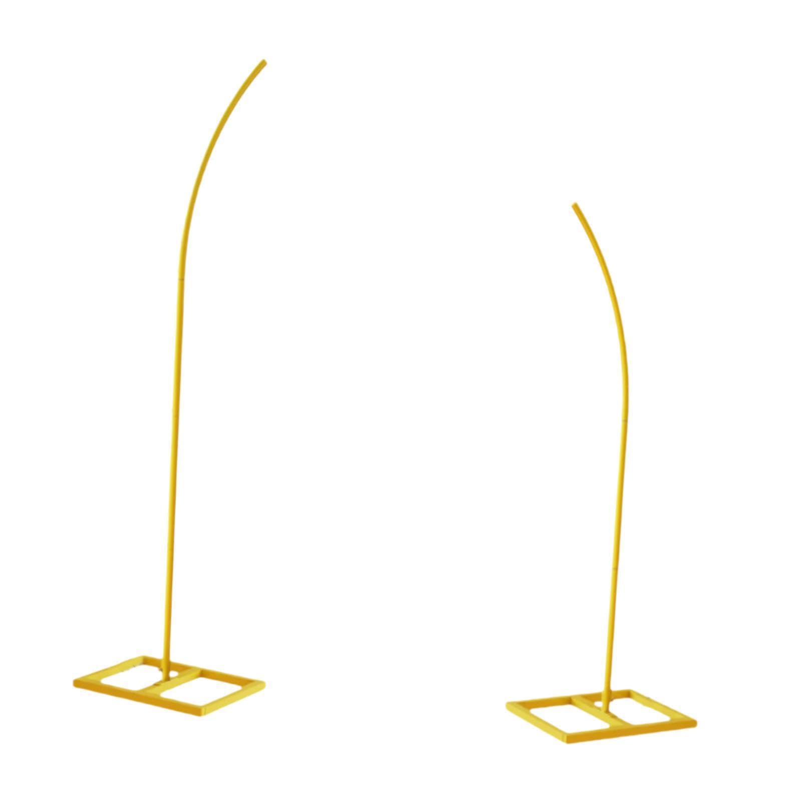 Soporte de metal curvo de fácil montaje para celebraciones de eventos, ideal para globos con tornillos de ajuste. Soporte de fondo de metal curvo