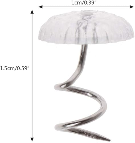 Miniatura 2 de Accesorios de hardware, 50 piezas para tapicería, tornillo, clavos, sofá, alfileres giratorios, surtido de tachuelas decorativas para muebles para