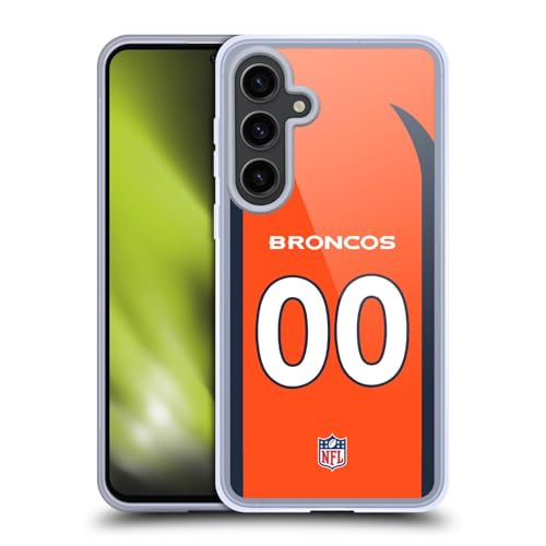 Coque NFL Denver Broncos pour Samsung Galaxy S24+ Coque Gel Personnalisable Compatible MagSafe