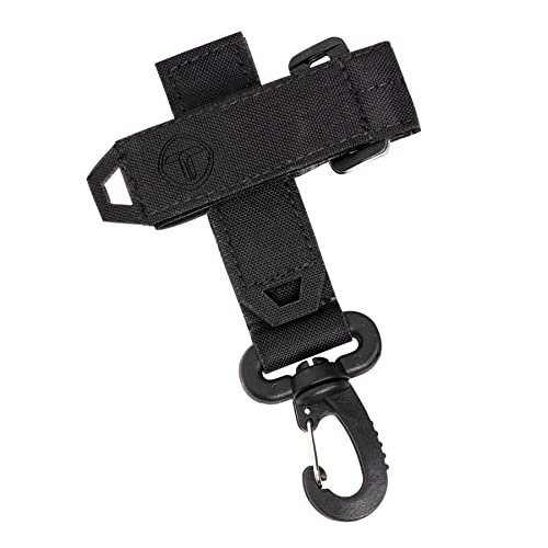 TOPTACPRO �^�N�e�B�J���O���[�u�z���_�[�X�g���b�v �N���C�~���O���[�v�L�[�p�[ �L�[�`�F�[�� ���ړI�O���[�u�t�b�N 500D �R�[�f�����i�C����, �u���b�N, One Size