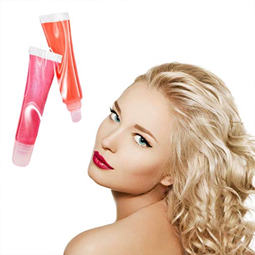 image for Hajoyful 90 PCS 5 ML Refillable Mini Clear Empty Lip Gloss Balm Contai