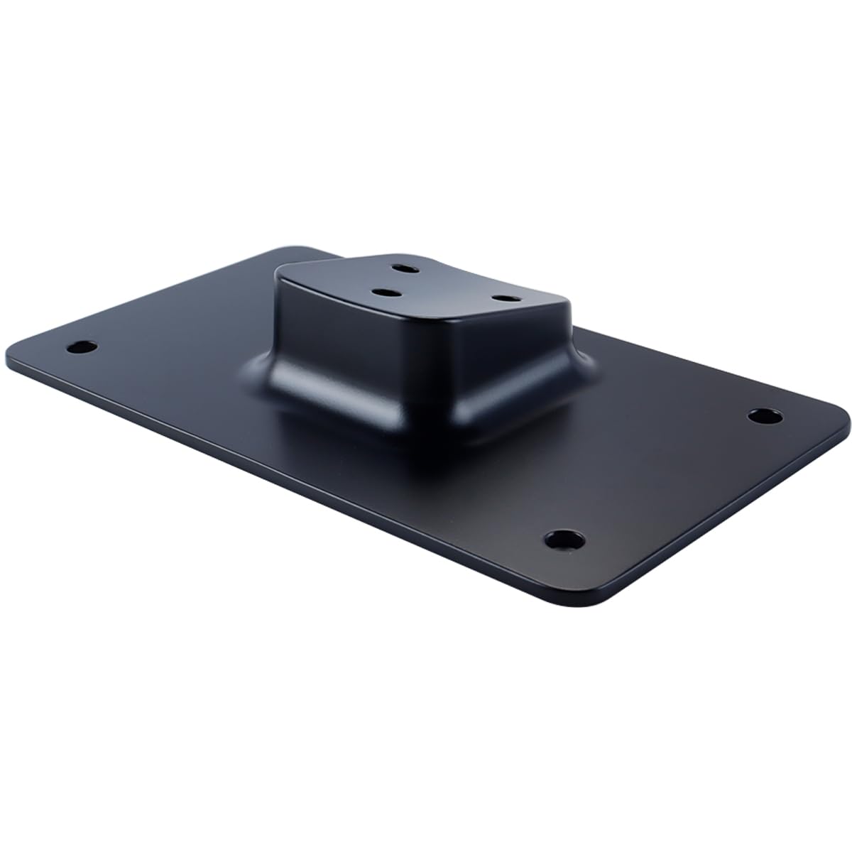 Supporto per Targa Pieghevole per Moto a 3 Fori per Modelli con bullone a 3 Fori 1973 Plus in Acciaio e Gomma Nera