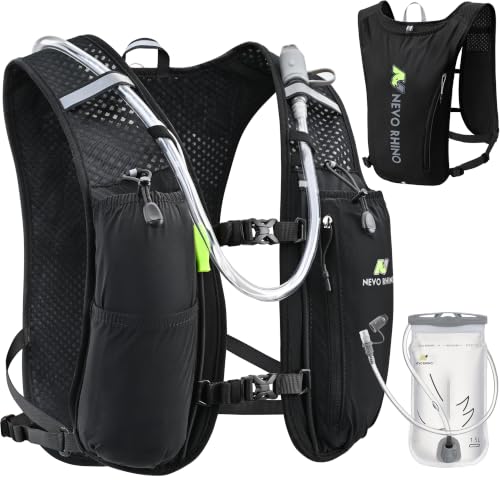 N-NEVO-RHINO-5L-Running-Vest-Hydration-Vest-Pack-with-15L-Water-Bladder N NEVO RHINO 5L Running Vest , Hydration Vest Pack with 1.5L Water Bladder - Image 1