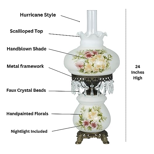 Touch Of Class Abigail Hurricane Style Parlor Table Lamp thumb #1