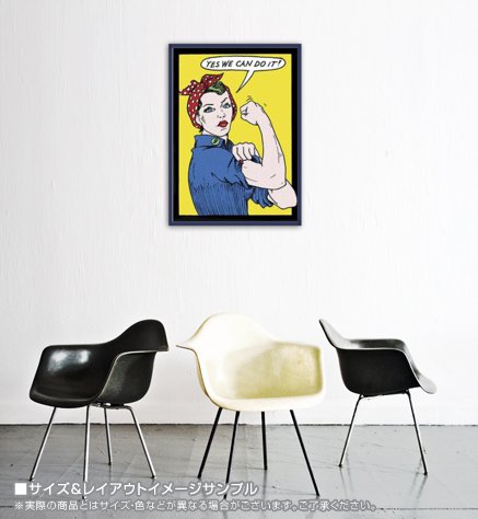 額装品/Yes We Can Do It!/ティー バズ/ポスター/インテリア Amazon.co.jp: ポスター ティー バズ Yes We Can Do It