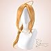 GOOACTION Male Golden Blonde Bangs Braid Pigtail Long Wig for Edward Elric Fullmetal Alchemist