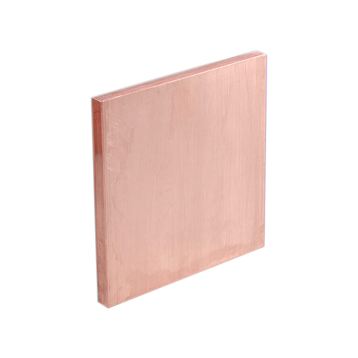 IBOWZ Lámina de Cobre de Corte Placa de Chapa de Cobre púrpura T2 Placa de Material de Cobre T2 Adecuada para soldar 1 mm de Espesor, 1x300x300 mm
