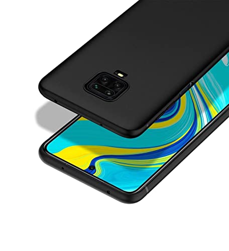 Image of Mobile Back Cover Case for Xiaomi Poco M2 Pro (Silicone Case|CameraProtection|Black SC1510)