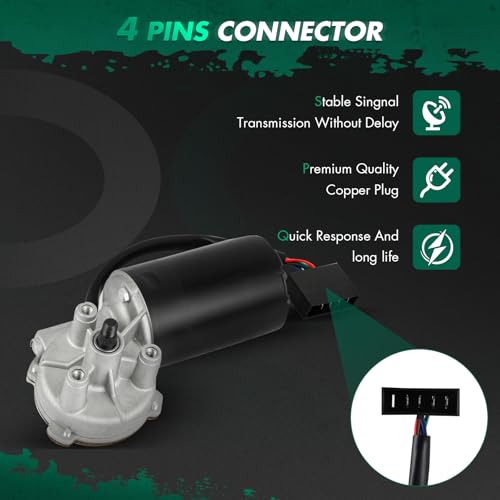Image of SCITOO Windshield Wiper Motor Compatible For Bluebird WWJ Series