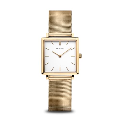 BERING Damen Uhr Quarz Movement - Classic Collection mit Edelstahl und Saphirglas 18226-334 - Wasserdicht: 3 ATM