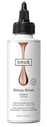 dpHUE Glossy Glaze, Copper - In-Shower Liquid Hair Gloss for Luminous Shine & Sheer Color - Paraben, SLS & SLES Sulfate Free - Leaping Bunny Certified