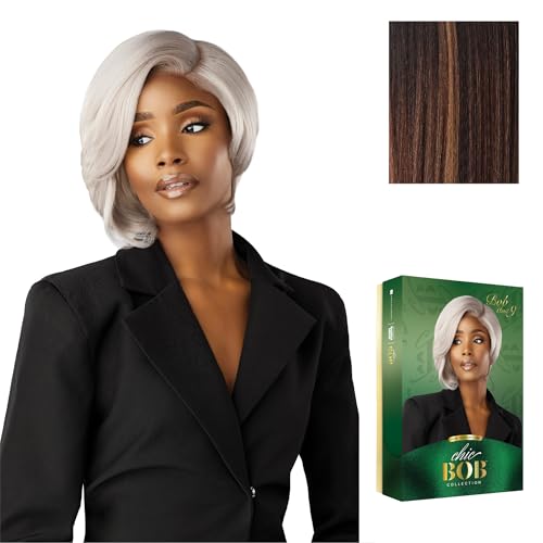 Sensationnel Chicbob Lace Frontwig-Bob Unit 9, BALAYAGECHOCOLATE