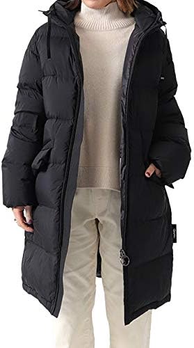 Amazon Co Jp Gymphlex ジムフレックス ホワイトグース フード付き ダウンコート J 1376 Mwn レディース 14 Black ファッション