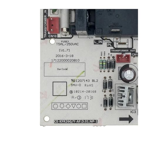 PCB climatiseur Midea CE-KFR26G/Y-AF carte de commande unité interne - 8