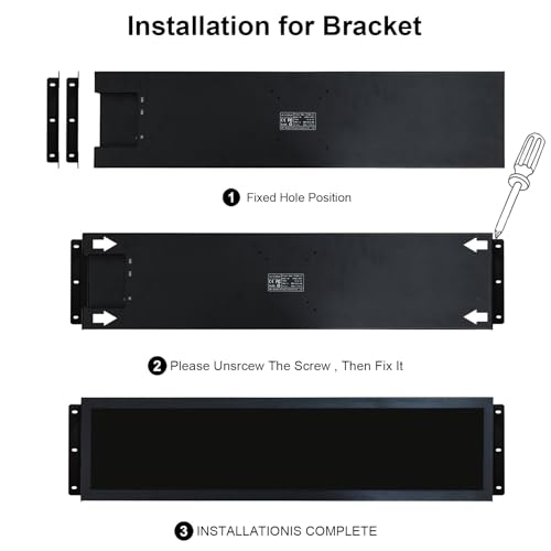 Image of VSDISPLAY 28'' Advertising Display 1920x360 IPS Stretched Bar LCD Monitor | Support Split Screen,USB Input Auto Copy Autoplay, for Supermarket Exhibition Store Digital Signage