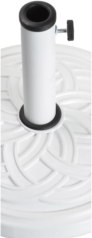 Bond Manufacturing 60478A Gaelen Umbrella Base, 12kg, White